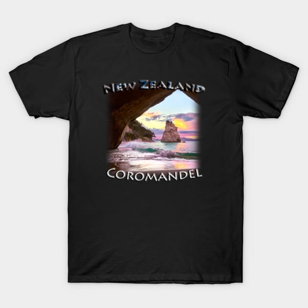 New Zealand - Coromandel Coast T-Shirt by TouristMerch